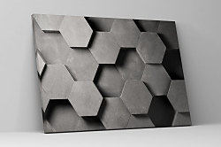 Obraz Betónový šesťuholník 1496